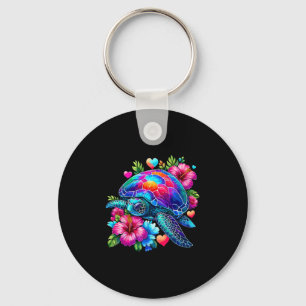 Hawaiian Sea Turtle Hawaii Vacation Beach Summer Key Ring
