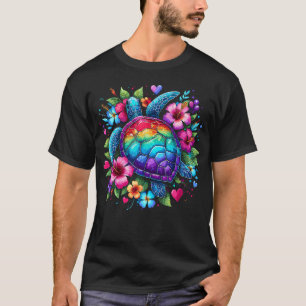 Hawaiian Sea Turtle Hawaii Vacation Beach Summer T-Shirt