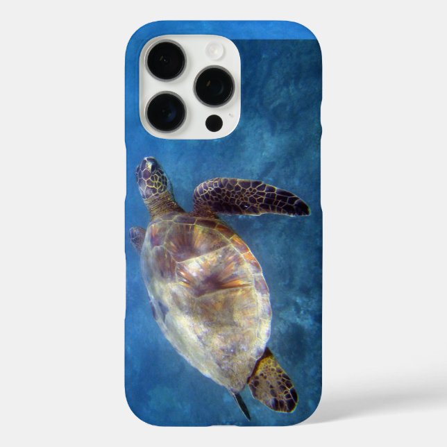 Hawaiian Sea Turtle iPhone / iPad case (Back)