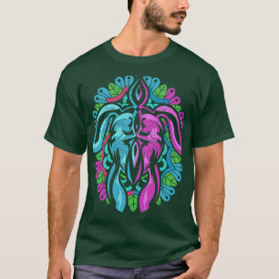 Hawaiian Sea Turtle Lover Polynesian Tattoo Hawaii T-Shirt