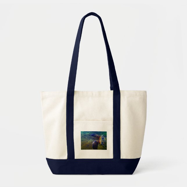 Hawaiian sea turtles tote bag (Front)