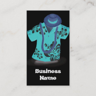 Hawaiian shirt Business Card