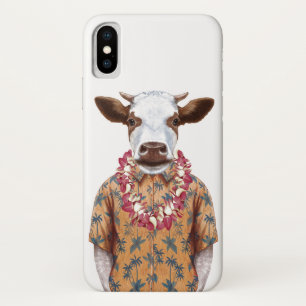 Hawaiian Shirt Cow iPhone X Case