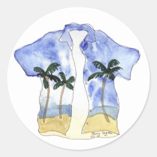 Hawaiian Shirt Sticker