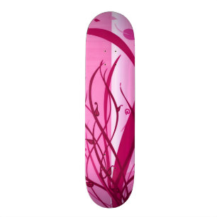 Hawaiian Stained Cherry Wood Girl's Custom Pro Skateboard