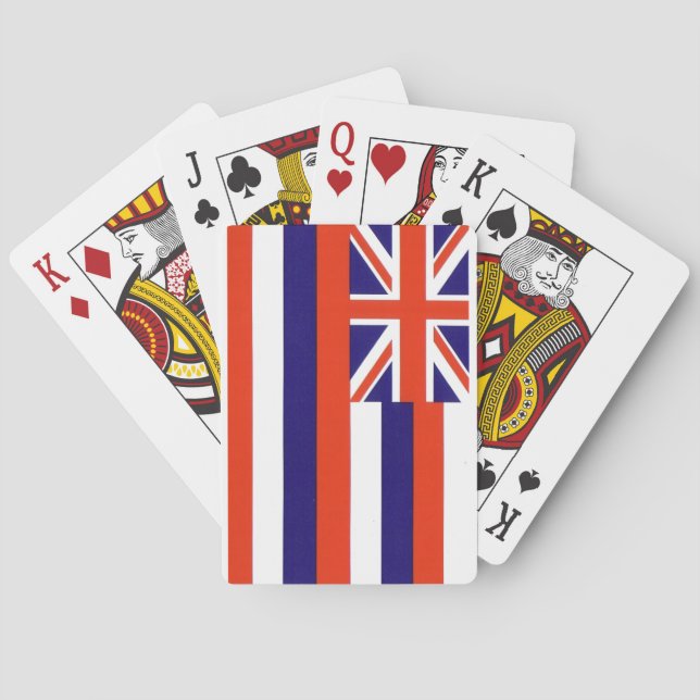 Hawaiian State Flag Playing Cards (Back)
