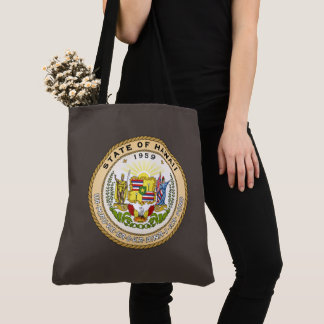 Hawaiian State Seal Tote Bag