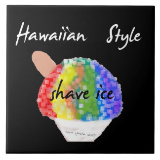 Hawaiian Style Decorative Shave Ice Tile