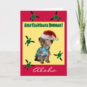 Hawaiian Style Holiday Card