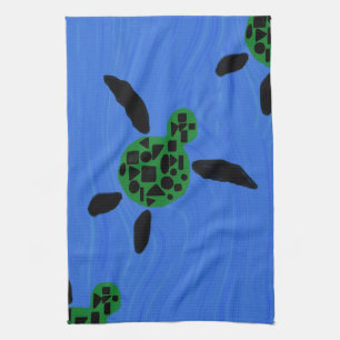 Hawaiian Style Honu Custom Kitchen Towel