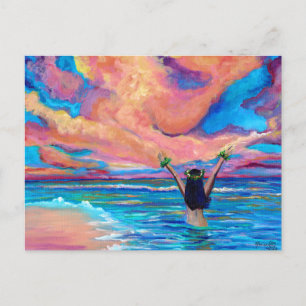 Hawaiian Sunrise Aloha or Mahalo Card