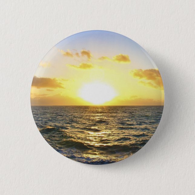 Hawaiian Sunset 6 Cm Round Badge (Front)