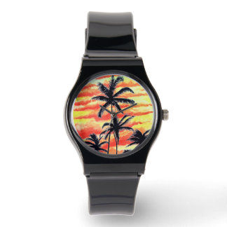 Hawaiian Sunset Coco Palms Watch