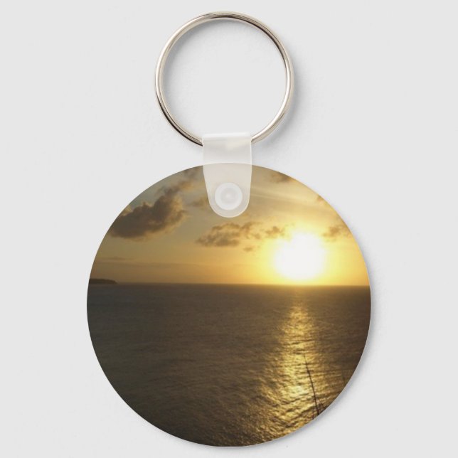 Hawaiian Sunset Key Ring (Front)