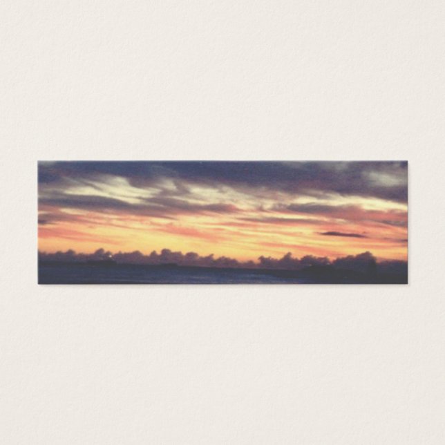 Hawaiian Sunset Mini Bookmarks (Front)