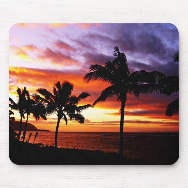 Hawaiian sunset mouse mat (Front)