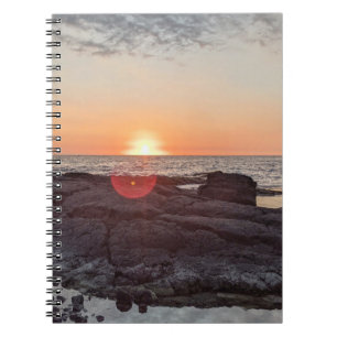 Hawaiian Sunset Ocean Landscape Photo Notebook