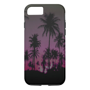 Hawaiian Sunset Palm Trees Silhouettes Case-Mate iPhone Case