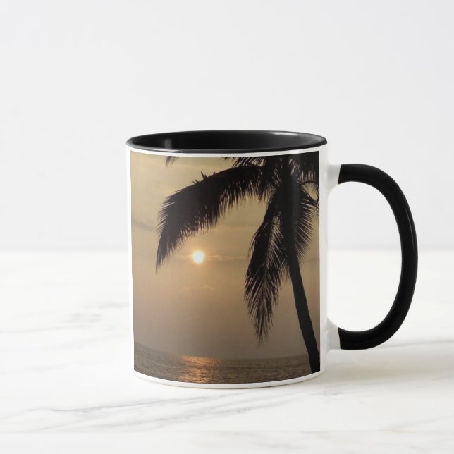 Hawaiian Sunset Ringer Mug (Right)