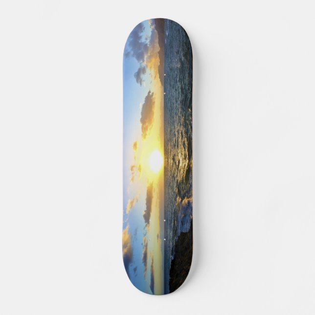 Hawaiian Sunset Skateboard (Front)