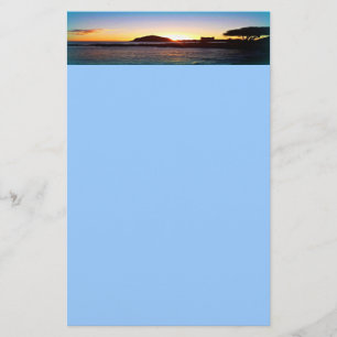 Hawaiian sunset Stationery