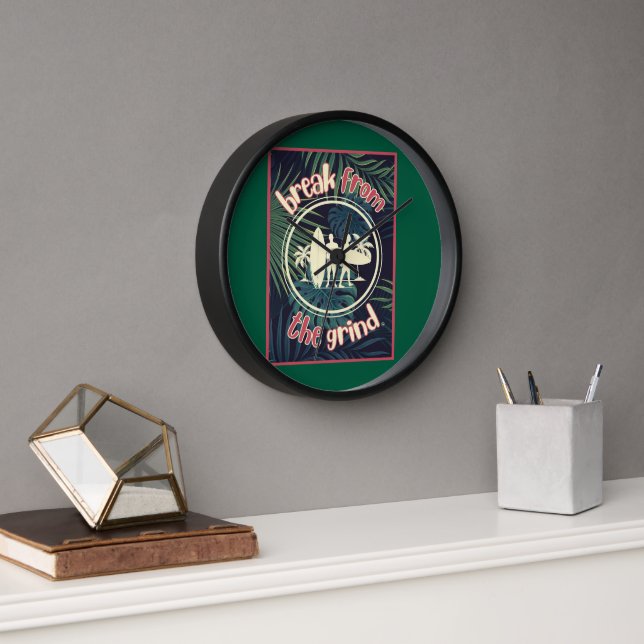 Hawaiian Surf Clock (Office)