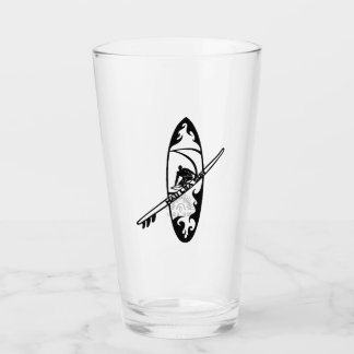Hawaiian Surf Guy Water Beer Glasses