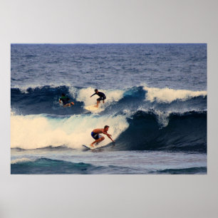Hawaiian Surfers Print