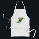 Hawaiian Surfing Bunny Holiday Green Cartoon Band Standard Apron<br><div class="desc">There is nothing better than a tropical vacation during the winter holidays! And even better, our adorable surfing bunny, Coco takes on the big waves on the North Shore of Oahu, Hawaii. He brings with him the Aloha sprit for the holidays and wishes you a "Mele Kalikimaka" (Merry Christmas). This...</div>