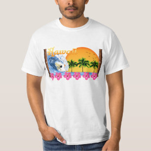 Hawaiian Surfing T-Shirt