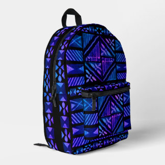 Hawaiian Tapa Pattern Print Cut Sew Bag