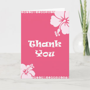 Hawaiian Thank You Card