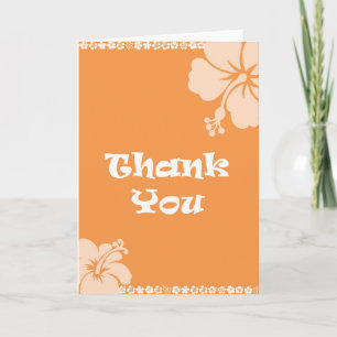 Hawaiian Thank You Card