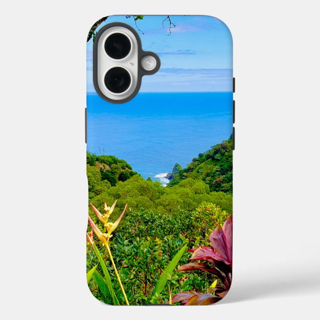 Hawaiian Themed Phone Case (Back)