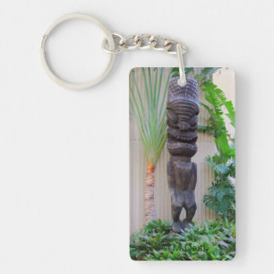 Hawaiian Tiki Key Ring