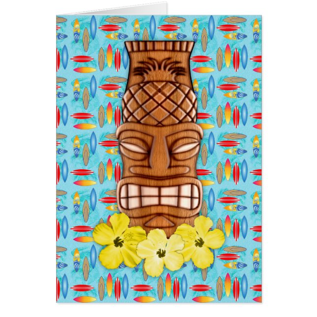 Hawaiian Tiki Mask (Front)