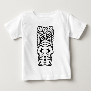Hawaiian Tiki Mask God Baby T-Shirt