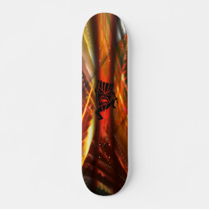 Hawaiian Tiki Skateboard Design