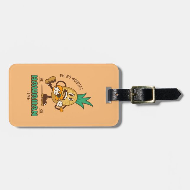 Hawaiian Time Chill Luggage Tag (Front Horizontal)