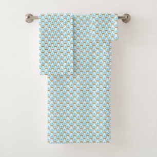Hawaiian Tribal Sea Turtles Bath Towel Set