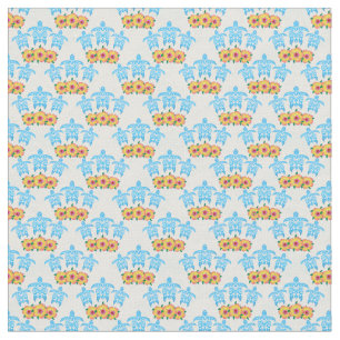 Hawaiian Tribal Sea Turtles Fabric