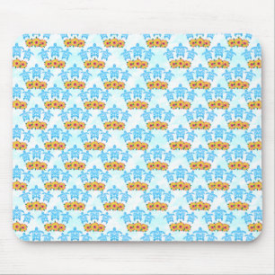 Hawaiian Tribal Sea Turtles Mouse Mat