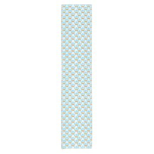 Hawaiian Tribal Sea Turtles Short Table Runner