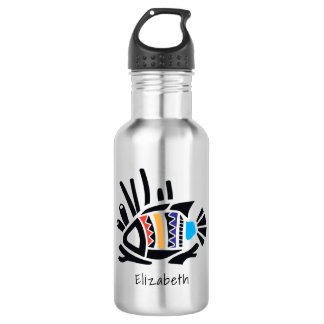 Hawaiian Triggerfish in Tropical Colours Stainless 532 Ml Water Bottle