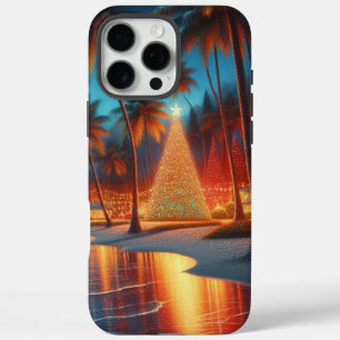 Hawaiian/Tropical Christmas  iPhone 16 Pro Max Case