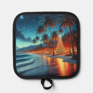 Hawaiian/Tropical Christmas Pot Holder