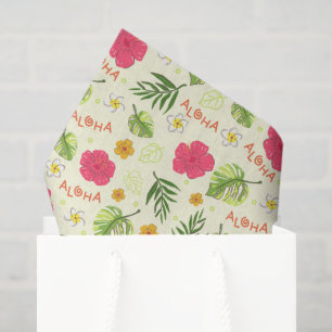 Hawaiian Tropical Floral Tissue Paper