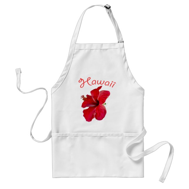 Hawaiian Tropical Flower Standard Apron (Front)