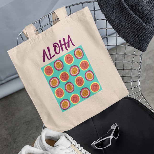 Hawaiian Tropical Fruit Tote Bag (Creator Uploaded)