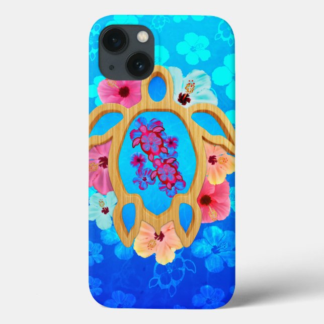 Hawaiian Tropical Honu Case-Mate iPhone Case (Back)